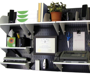 Wall Control Wall-Mounted Home & Office Pegboard Wall Organizer Kit