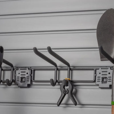 HandiWALL 24" Tool Bar With Hooks with Lock