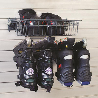 Organized Living Skate Rack & Basket