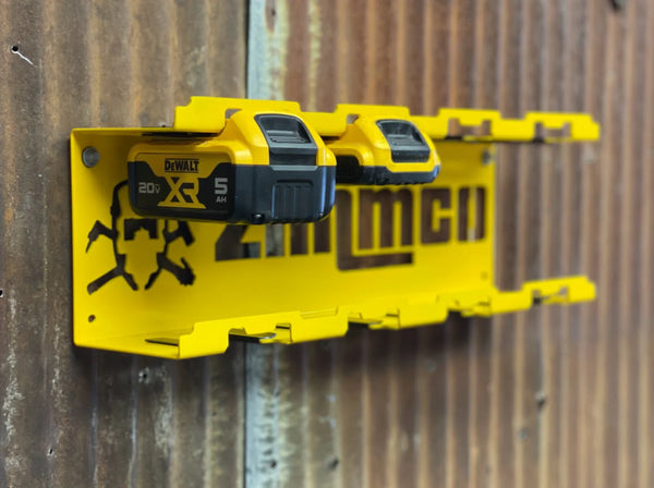 Dewalt 20V 8 Battery Rack Holder - Slatwall Storage