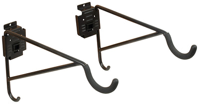 HandiWALL Horizontal Bike Hooks with Lock (Pair)