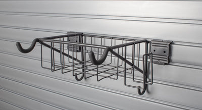 HandiWALL Horizontal Bike Rack with Basket