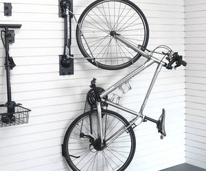 Steadyrack Classic Bike Bundle with MKE Slatwall Brackets, Hooks & Basket