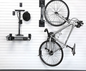 Steadyrack Classic Bike Bundle with MKE Slatwall Brackets, Hooks & Basket