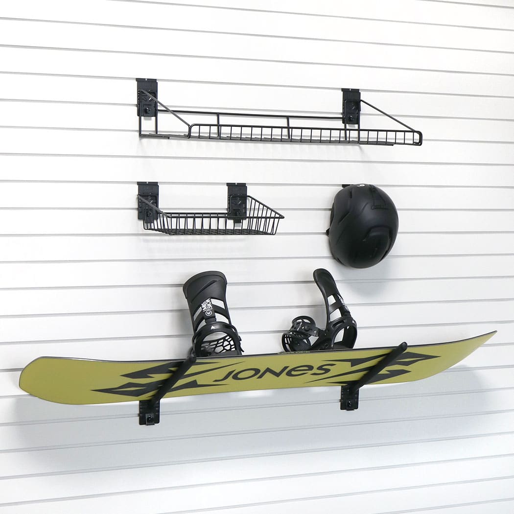 MKE Small Snowboard Bundle - Slatwall Storage