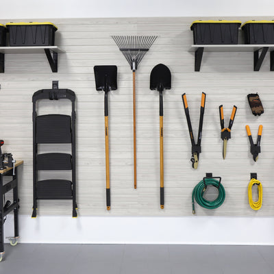 MKE Slatwall 128 Sq. Ft. Premium Garage Storage System