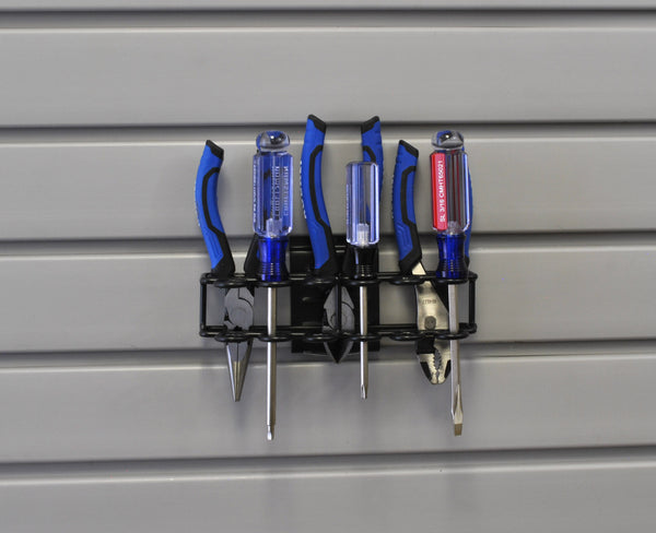Screw Kit Rack Snap-Latch Screwdriver/Tool Rack - Slatwall Storage
