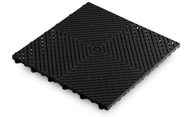 Swisstrax Ribtrax Smooth Pro - 15.75" Modular Garage Floor Tiles