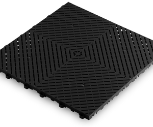 Swisstrax Ribtrax Smooth Pro - 15.75" Modular Garage Floor Tiles