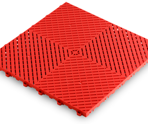 Swisstrax Ribtrax Smooth Pro - 15.75" Modular Garage Floor Tiles