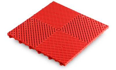 Swisstrax Ribtrax Smooth Pro - 15.75" Modular Garage Floor Tiles