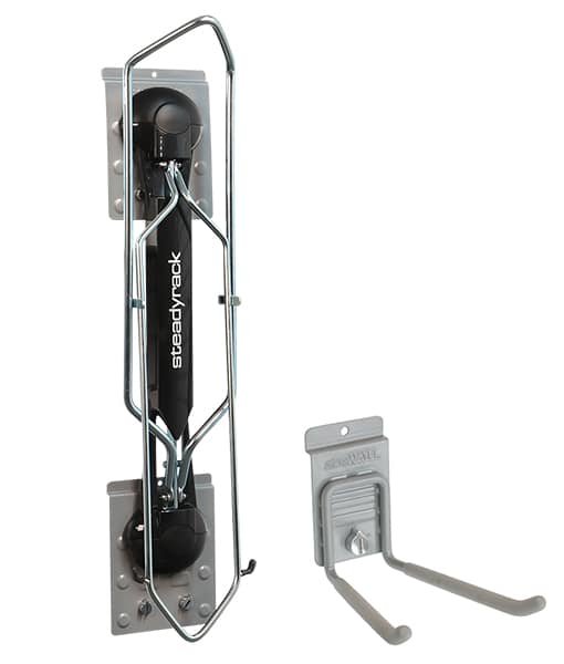 Steadyrack Bike Kit with StoreWALL Slatwall Brackets - Slatwall Storage
