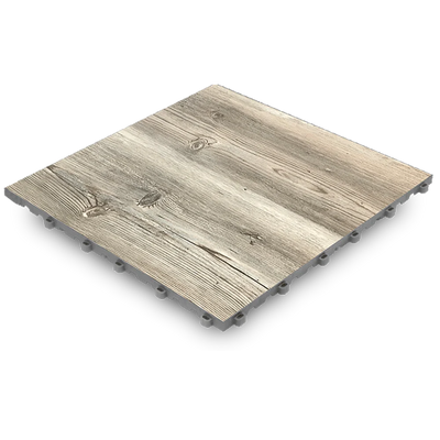 Swisstrax Vinyltrax Pro – 15.75" Faux Wood-Grain Modular Floor Tiles (10-Pack)