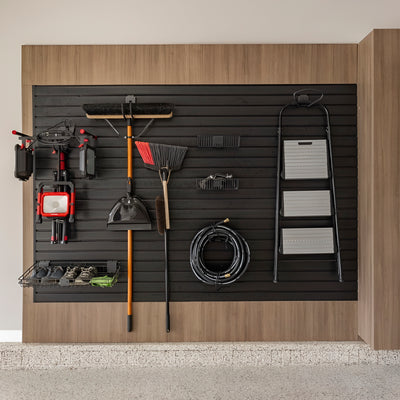 HandiWALL 8' x 4' Complete Garage Storage Slatwall Starter Kit