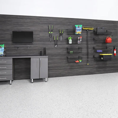 MKE Slatwall 128 Sq. Ft. Premium Garage Storage System