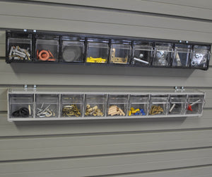 HandiWALL Tip Out Bins – 9 Bin (Black)