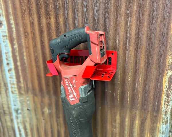 Milwaukee M18 Reciprocating Saw Rack Holder - Slatwall Storage