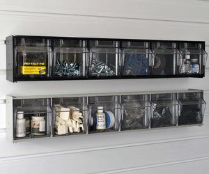 HandiWALL Tip Out Bins – 6 Bin