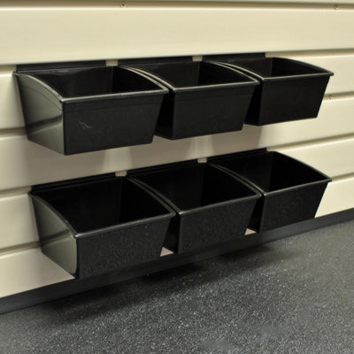 HandiWALL 6 Medium Bin Set (Black)