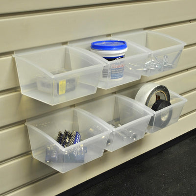 HandiWALL 6 Medium Bin Set (Clear)