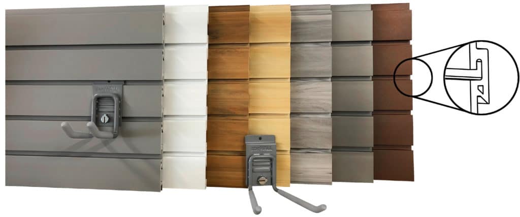 StoreWALL Slatwall Sample - Slatwall Storage